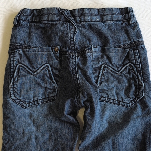 mexx plaid shirt & denim jeans matching outfit set 12-18 months baby toddler boy - Picture 16 of 16